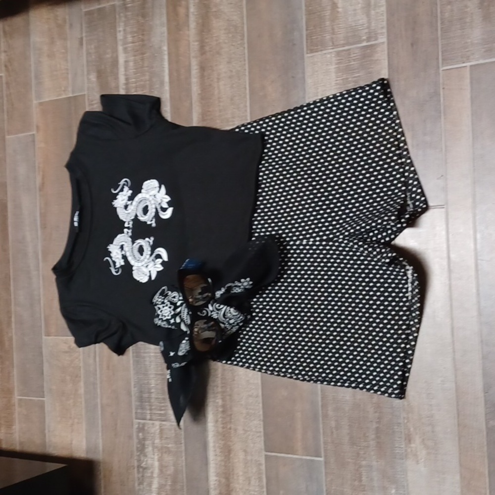 G MIMI cropped short sleeved graphic t